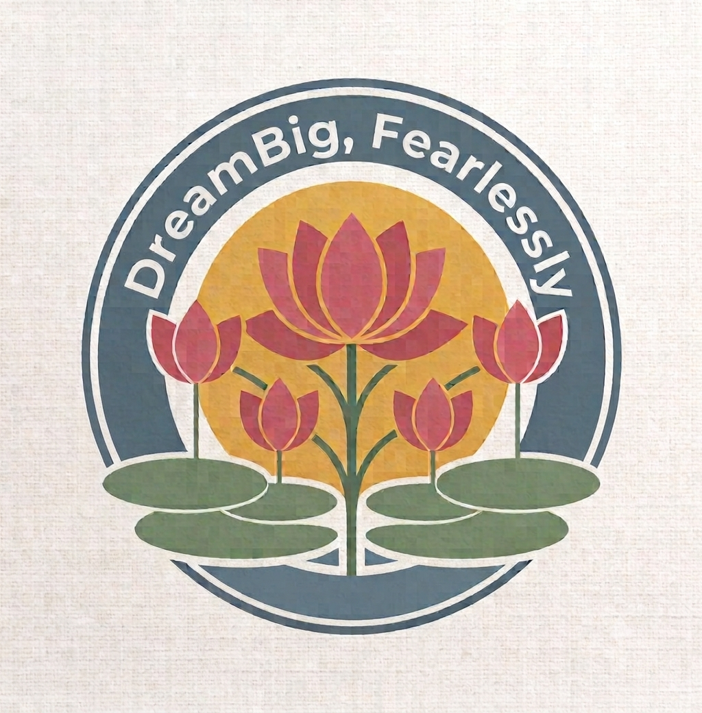 Dream Big, Fearlessly Emblem Logo